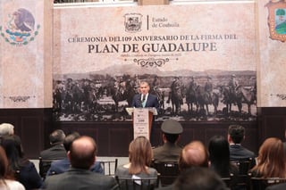 Coahuila conmemora 109 aniversario de la Firma Plan de Guadalupe