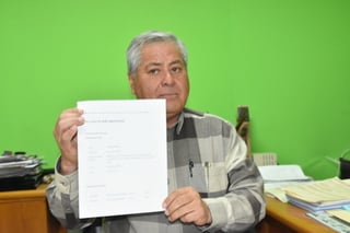 Armando García Grimaldo, coordinador de UDC Nacional señaló que realizó el primer trámite.