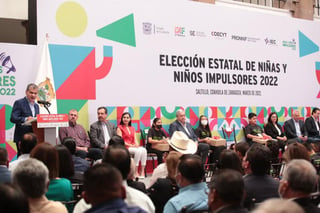 El gobernador de Coahuila, Miguel Riquelme Solís, destacó el impulso de las políticas públicas para mejorar el futuro infantil.