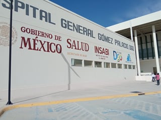 El Gobierno del Estado de Durango cedió el edificio del Hospital General de Gómez Palacio al IMSS- Bienestar; aun está pendiente la parte administrativa. (ARCHIVO)