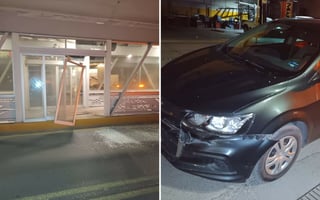Puerta del Metrobús Laguna cae sobre vehículo y provoca daños