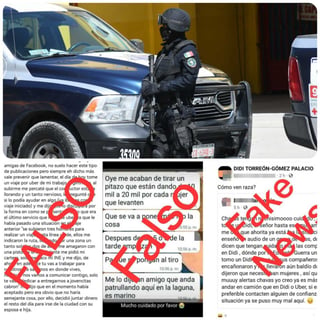 Autoridades niegan que existan raptos organizados de mujeres en Torreón, esto luego de que se difundieran noticias falsas al respecto desde las redes sociales.