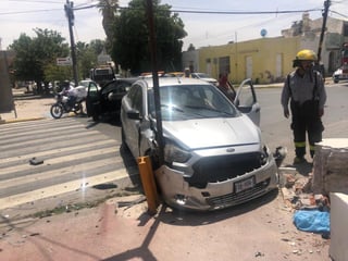 Los daños materiales derivados del accidente de tránsito fueron estimados en 70 mil pesos.