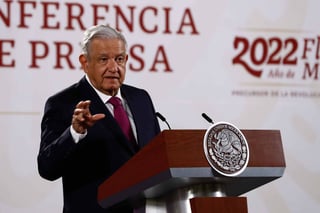 El presidente Andrés Manuel López Obrador dio a conocer en su conferencia mañanera en Palacio Nacional su propuesta de reforma electoral. (ARCHIVO)