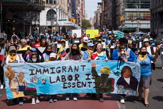 Inmigrantes y trabajadores en estados de Colorado, Nevada, Florida, Washington, Minnesota, Illinois, Pensilvania y Nueva Jersey, entre otros, realizaron manifestaciones. (ARCHIVO)