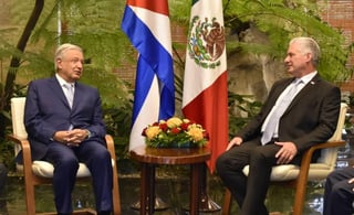 Con mambo, trova y danzón, AMLO come en privado con Díaz-Canel, presidente de Cuba