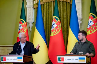 Para la reconstrucción de Ucrania, Costa explicó que Portugal puede ayudar en la rehabilitación de una región o un sector concreto. (ARCHIVO)