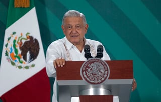El presidente López Obrador dijo que hay condiciones inmejorables para lograr el corredor interoceánico. (EFE)