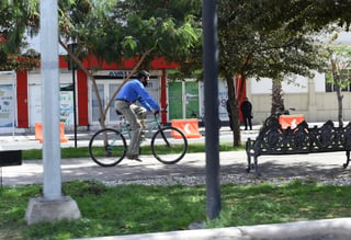 El Consejo de Vialidad propuso que los ciclistas 'convivan' con los peatones en el camellón central de la Colón. (EDIE RUIZ)