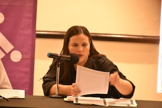 Madeleine Iveth Figueroa Gámez, consejera del IEC y presidenta de la Comisión de Quejas y Denuncias del organismo electoral. 