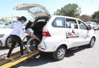Después de algunos meses suspendido el miércoles se reactivó el servicio de transporte UNEDIF, en San Pedro. (EL SIGLO DE TORREÓN)