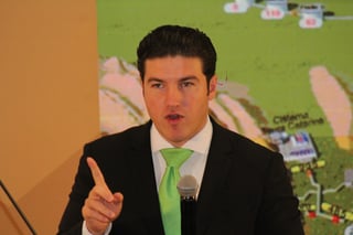 Samuel García, gobernador de Nuevo León, hizo una reflexión sobre la crisis climática y la escasez del agua. (EL UNIVERSAL)