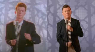 Rick Astley recrea su video musical 'Never gonna give you up' 35 años después