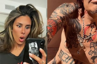Esposa de Tommy Lee reacciona a su desnudo en redes sociales
