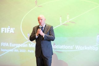 FIFA planifica el futuro con las federaciones europeas en un seminario en París