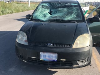 El joven lesionado fue impactado por un auto particular.