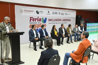 Acuden a la Feria de Empleo de Inclusión Laboral que se llevó a cabo en la Expo Feria de Gómez Palacio. (EL SIGLO DE TORREÓN)