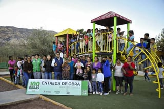 El parque se entregó con el programa '100 obras para San Pedro'. (EL SIGLO DE TORREÓN)