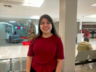 Estrella Lucero, estudiante de la Universidad de Yale en Connecticut en los Estados Unidos. (Foto: RENÉ ARELLANO / EL SIGLO COAHUILA)