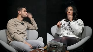 Adrián Marcelo aparece fumando marihuana con Barbarela, la hija de Babo de Cártel de Santa
