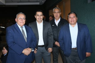 David Montelongo, Jesús Mesta, Luis Martínez y Moisés Moreno (EL SIGLO DE TORREÓN/FERNANDO COMPEÁN)