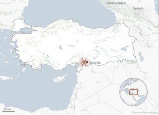 El terremoto del sureste de Turquía se cobra la vida de 20 personas