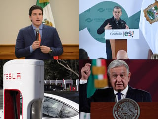 López Obrador amagó con frenar los permisos de uso de suelo para que la automotriz Tesla no se instale en Nuevo León debido a la falta de agua. (ESPECIAL)