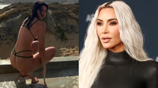La 'burla' de Kim Kardashian al error de edición de Kendall Jenner en su fotografía