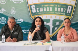 Autoridades municipales de Canatlán, así como deportivas del estado de Durango, dieron a conocer los pormenores de la competencia. (IED)
