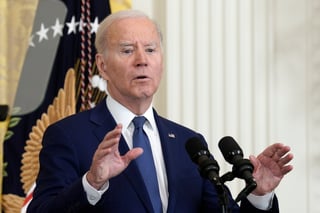 'No se equivoque, EE.UU. no busca el conflicto con Irán', indicó Biden. (EFE)