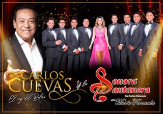 Concierto. La Sonora Santanera y Carlos Cuevas se presentarán este 16 de julio en el Teatro Nazas.