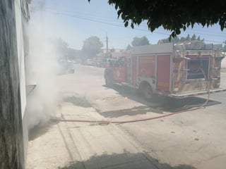 Expendio se incendia en la colonia Rincón La Merced de Torreón