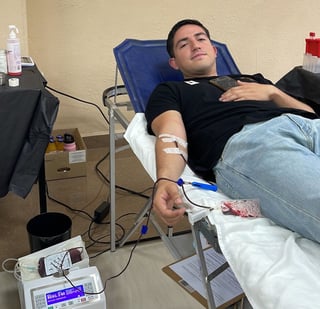 Se registraron un total de 30 personas para donar sangre. (Foto: RENÉ ARELLANO / EL SIGLO COAHUILA)