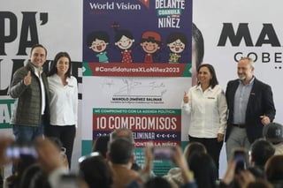 Jiménez firmó acuerdos con la organización internacional World Vision para garantizar la protección e inclusión de menores. (CORTESÍA)