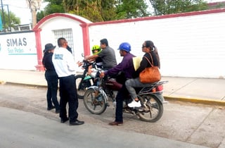Implementan operativos de prevención con motociclistas en San Pedro