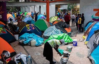Los migrantes han prevalecido en esta locación de la alcaldía Cuauhtémoc de la Ciudad de México.