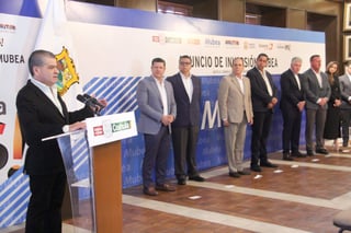 Riquelme mencionó que Mubea se suma a esta buena racha de anuncios de inversión que ha tenido Coahuila en 2023, por lo que su administración tiene la responsabilidad de que a la empresa le vaya muy bien. (CORTESÍA)