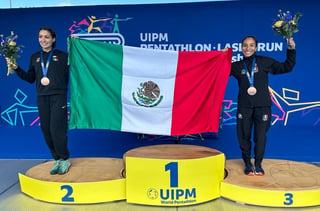 Mariana Arceo y Mayan Oliver ganan bronce en Mundial de Pentatlón Moderno
