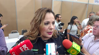 Nazira Zogbi Castro, titular de la Secretaría del Trabajo en Coahuila. 