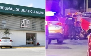 Al lugar arribaron paramédicos de la Cruz Roja de Torreón para brindar las primeras atenciones a los conductores accidentados, los cuales reportaron contusiones leves.