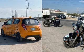 El lesionado por este accidente ocurrido en Torreón es un joven de 21 años de edad, quien circulaba en una motocicleta de la marca Vento, en color gris con verde.