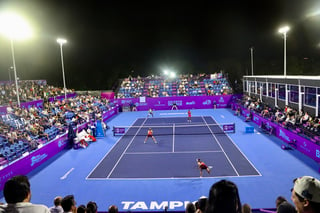Lista la semifinal en dobles del Abierto de Tenis Femenil en Tampico