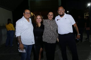 Jorge Trujillo, Artemisa Moreno, Airam Cisneros y Juan Carlos Rodríguez (EL SIGLO DE TORREÓN/ENRIQUE CASTRUITA)