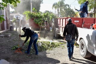 Recolección de basura en Lerdo. (DIANA GONZÁLEZ)