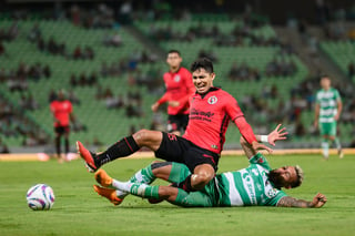 En el Apertura 2023, jugado en el Corona, Santos Laguna se impuso 2-1 a los fronterizos, con goles de Harold Preciado y Félix Torres. (Archivo)
