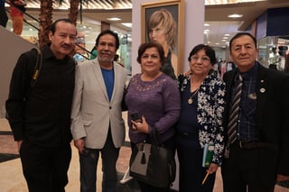 José Antonio Morales, Ángel García, Alicia Serna, Vino García Rivas y Lázaro Orta (EL SIGLO DE TORREÓN / VAYRON INFANTE)