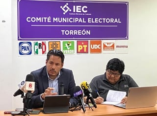 Rodrigo Germán Paredes, consejero del INE, indicó que el IEC ejercerá un presupuesto de 1 mdp para cinco debates en Coahuila.
