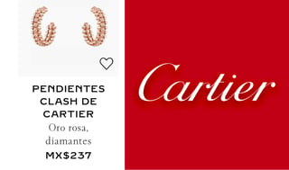 Joven aprovecha error en tienda en línea y compra aretes Cartier en 237 pesos