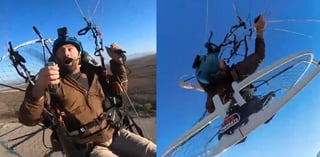 Youtubers Youtuber cae de 25 metros de altura de un parapente