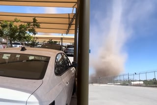 Tornado en Torreón se vuelve viral